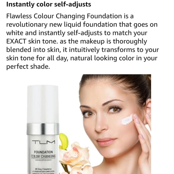 TLM Color Changing Foundation NIB - Picture 8 of 10